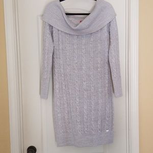 GUESS Off-the-shoulder/cowl neck sweater dress